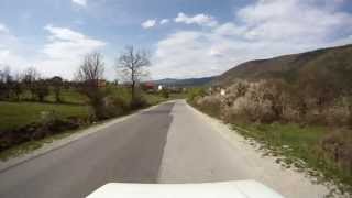 preview picture of video 'Bosnian road R-468 (01. Sokolac town - Knežina village)'