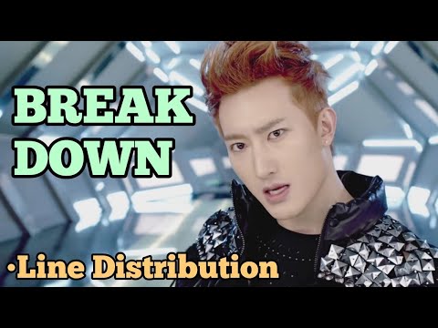 SUPER JUNIOR M - BREAK DOWN (Line Distribution)