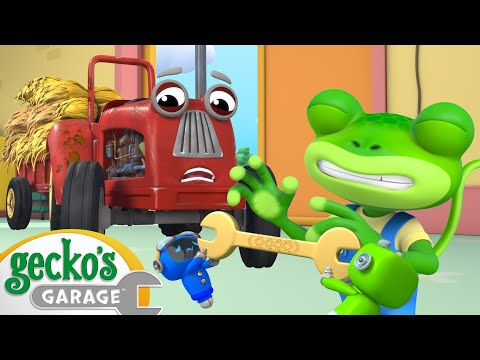Gecko's Garage - Tractor Trouble | Cartoons For Kids | Toddler Fun Learning