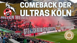 Rückkehr der Ultras Köln: Choreo + Pyro gegen Mainz | 1. FC Köln - FSV Mainz 04 (09.04.2022)