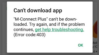 how to fix can&#39;t download apps play store error code 403 problem | can&#39;t download app error code 403