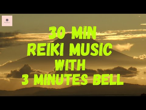 POWERFUL 30 Min Reiki Music with bells - 3 Minutes Tibetan Bells