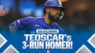 Teoscar Hernández puts the Dodgers in front with a 3-run homer! ???? | MLB Highlights
