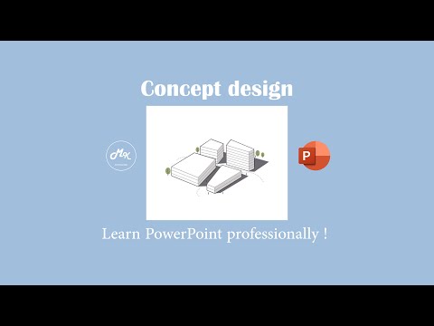 Architecture concept design animation with PowerPoint !