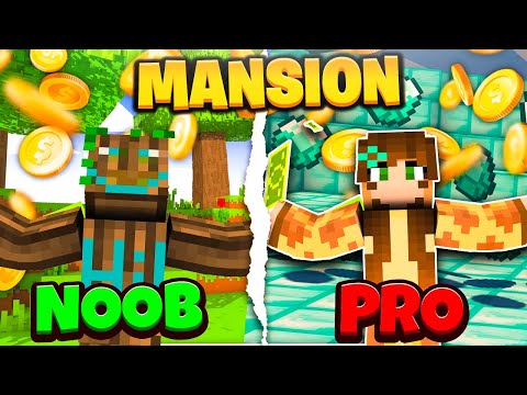 Building a BILLION DOLLAR Mansion in Minecraft! Aphmau Noob vs Pro