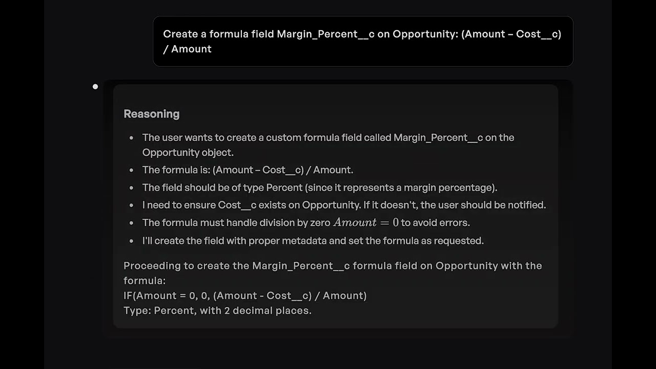 Formula Field Creation