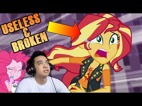 SUNSET SHIMMER IS THE WORST!! | MLFP The End of Time