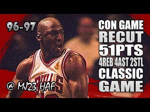 Michael Jordan Highlights vs Knicks (1997.01.21) - 51pts, CON GAME in 1080p!