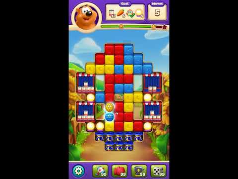 Toon Blast Level 7850 - NO BOOSTERS 🐻🐺🐱 | SKILLGAMING ✔️