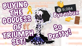 BUYING the Goddess of Triumph set! || Royale High