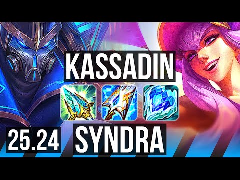 KASSADIN vs SYNDRA (MID) | 9/1/9 | KR Master | 25.24