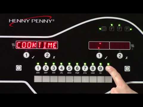 Henny Penny Evolution Elite Open Fryer Programming a New Product