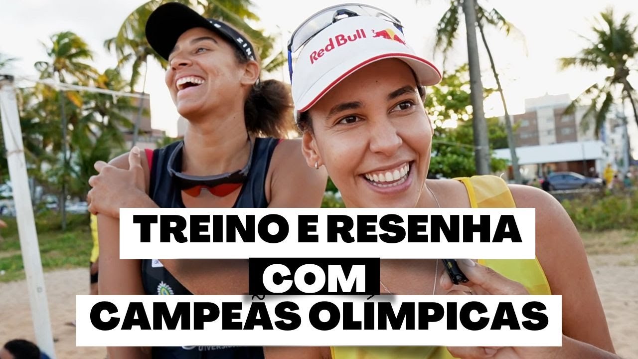 Treino e Resenha com as Campeãs Olímpicas Duda e Ana Patricia #volei #voleidepraia #volleyball