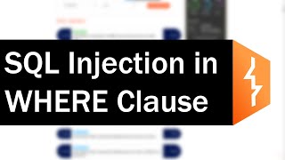 Burp Academy Labs - SQL Injection In Where Clause