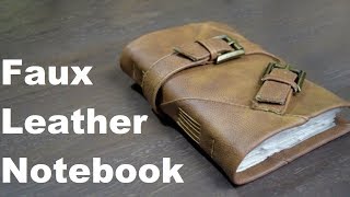 DIY Faux Leather Journal from a Boot | Making a Bound Notebook from an Old Pair of Boots & Parchment