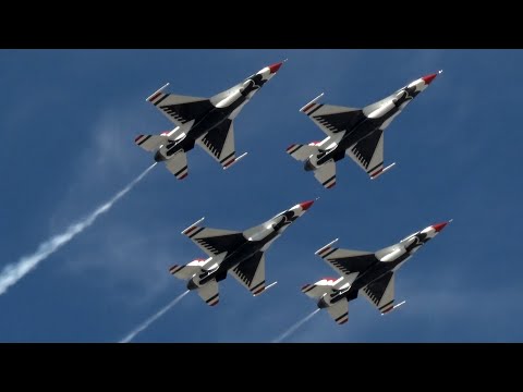 2022 Atlantic City Airshow - USAF Thunderbirds Arrival