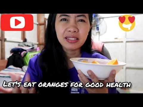 Let's EAT 🍊 ORANGES for Good Health