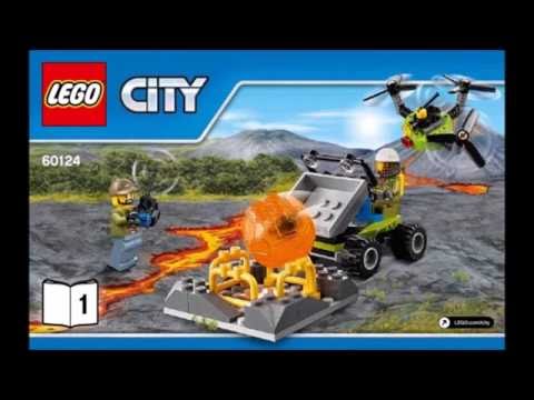 LEGO CITY Volcano Exploration Base Instructions SET# 60124