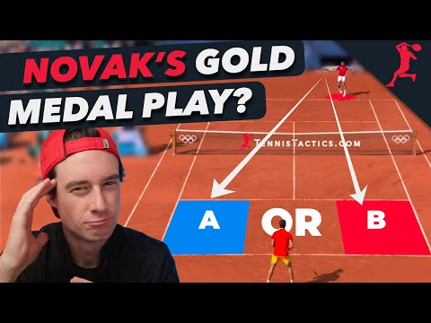 Djokovic’s Bold Play To Win The Gold Medal! - Tennis Tactic 22331 - Tennis Strategy Lesson