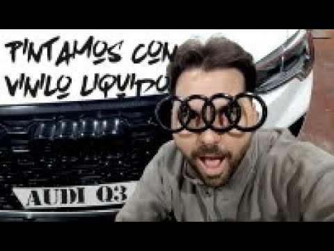 🚘Como Pintar🚗 un AUDI Q3🚙  en Vinilo Liquido🏎️