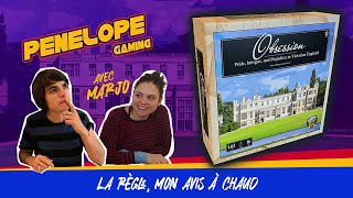 [ OBSESSION ]  - La règle du jeu, la partie, mon avis à chaud !