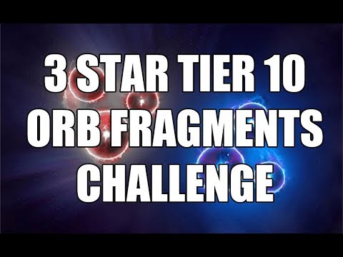 How to 3 Star Orb Fragments Tier 10 Challenge - Marvel Strike Force