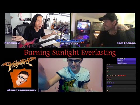 Live Shred Collab DragonForce Herman Li & Steve Terreberry Burning Sunlight Everlasting