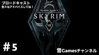 初見#5［VRRPG］「Skyrim VR」アドバイス下さい