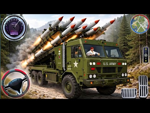 Army Truck Driving Cargo Games - US Offroad Army Truck Driving 3D 2025 - Andriod Gameplay