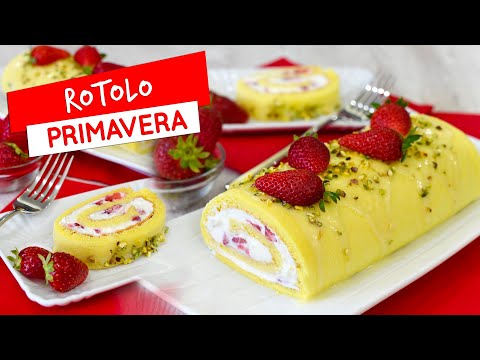Rotolo primavera con le fragole: ricetta fresca e veloce!