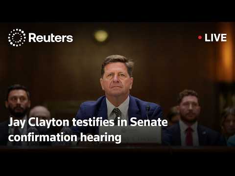 Video Thumbnail: LIVE: Jay Clayton's US intelligence director confirmation hearing