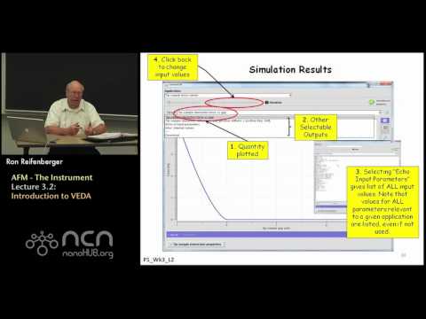 nanoHUB-U Fundamentals of AFM L3.2: AFM-The Instrument - Introduction to VEDA