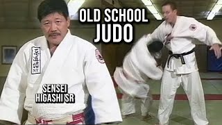 Old School Judo Techniques from Higashi Sr's 1995 Video #judo #throwback