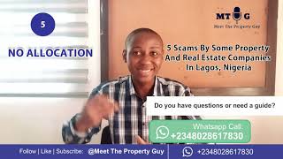 5 Scams By Property And Estate Companies in Lagos, Nigeria