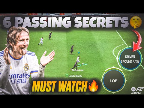 6 PASSING SECRETS in FC Mobile That PROs Don’t Want You to Know 😱🔥#fcmobile #fifamobile #passing 