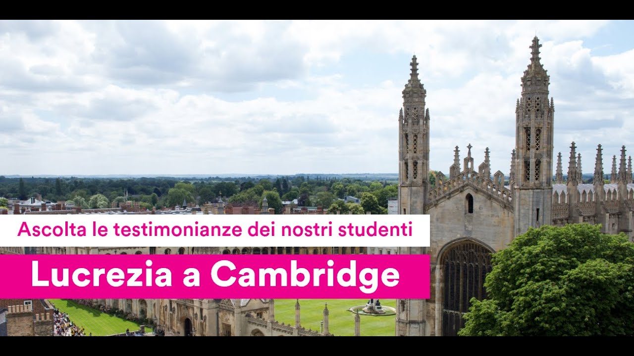 Lucrezia racconta Cambridge