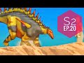Dinosaur King (English)Ep.20 |Season 2| Princess of the City👸|Alectobosaurus|
