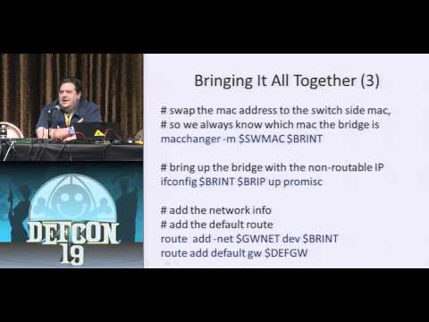 DEF CON 19 - Alva 'Skip' Duckwall - A Bridge Too Far: Defeating Wired 802.1x