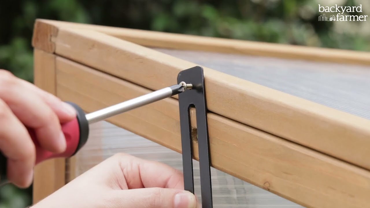 How to Assemble your Timber Cold Frame Greenhouse