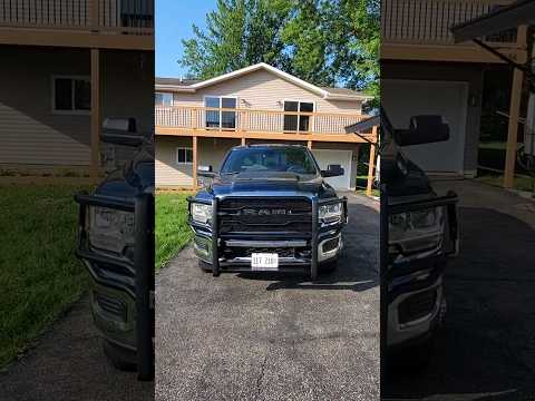 Truck grille guard #ramtrucks