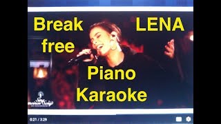 LENA - Break free - 2 Instrumentals für Karaoke