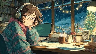 Late Night Coding 💻 Lofi Music for a Snowy Night ❄️ Cozy Christmas Beats to Relax