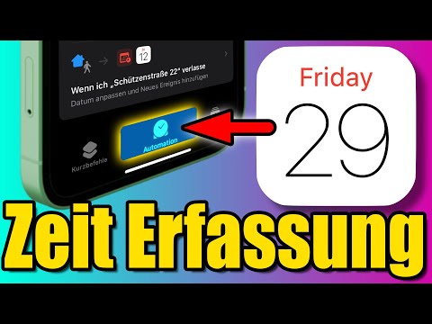 Automatische ZEITERFASSUNG am iPhone im KALENDER | KOSTENLOS