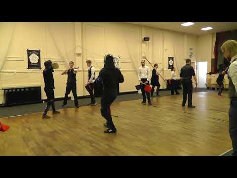 Edgebana 2017: Singlestick, Benjamin Hamilton (R) Vs Michel Rensen (B) Part 1