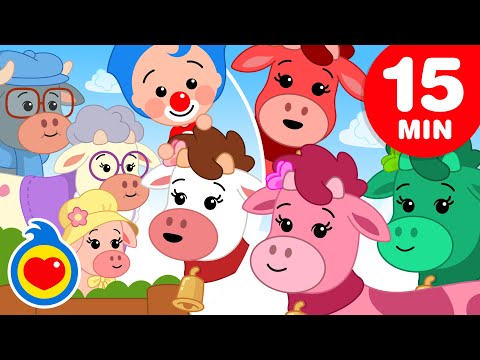 A Vaquinha Laura e Sua Familia 🐮 e + Canções Infantis (15 Min) | Um Herói do Coração ❤️