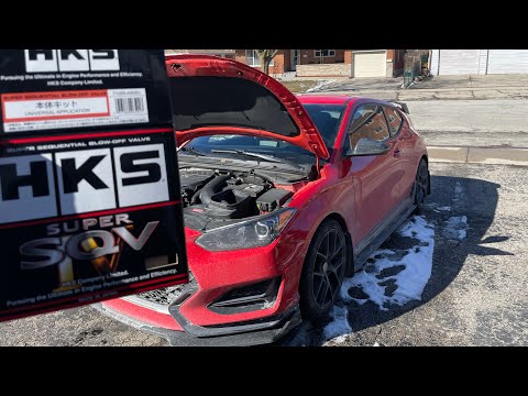 HKS BOV INSTALL ON VELOSTER N + SOUND CLIPS