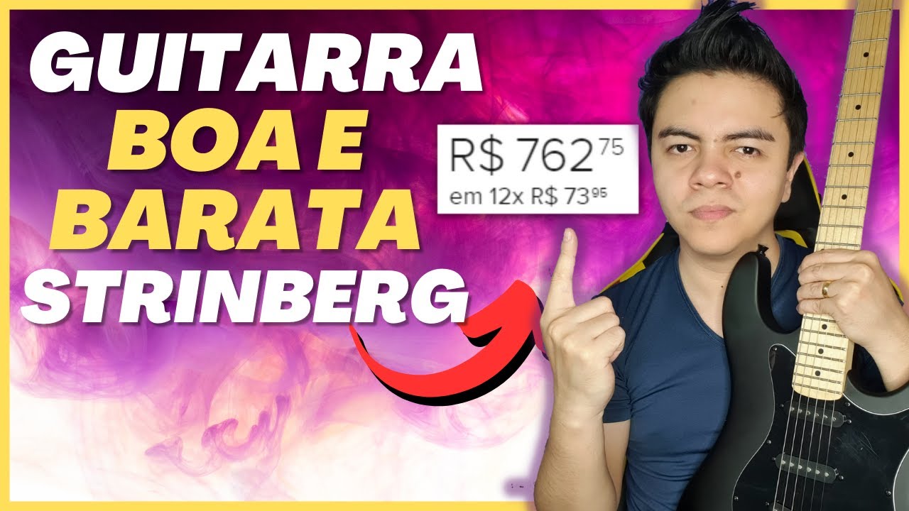 QUAL GUITARRA COMPRAR COM POUCO DINHEIRO💸💸💸 Strinberg STS-100 Review