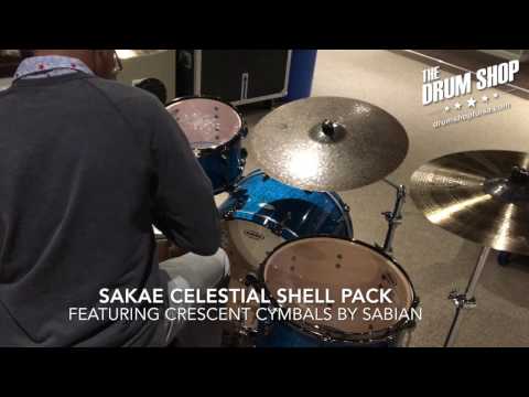 Sakae Celestial Tamo Ash in Transparent Caribbean Blue Lacquer Part 2 - Gear Demo - The Drum Shop