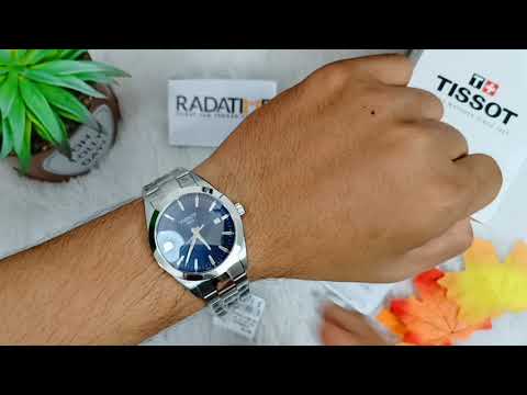 Tissot T-Classic Gentleman Blue Dial Silver Stainless Steel