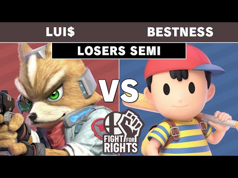 Fight for Rights West Coast - Armada | Bestness (Ness) Vs Lui$ (Fox) Losers Semi - Smash Ultimate
